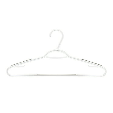7-ct Pack Essentials Black/White Plastic Adult-Sized Hangers